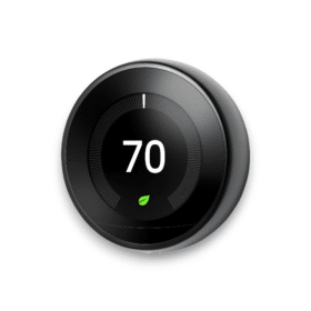 nest thermostat 3rd generation mirror black